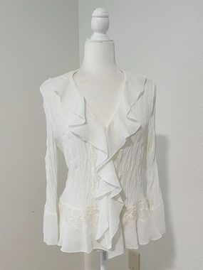 Sunny Taylor Vintage Bohemian Crinkle Blouse
